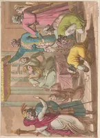 An illustration from Le Costume ancien et moderne ; ou, Histoire du gouvernement, de la milice, de la religion, des arts, sciences et usages de tous les peuples anciens et modernes, d'après les monumens de l'antiquité et accompagné de dessins analogues au sujet (1815)