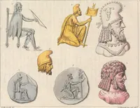 An illustration from Le Costume ancien et moderne ; ou, Histoire du gouvernement, de la milice, de la religion, des arts, sciences et usages de tous les peuples anciens et modernes, d'après les monumens de l'antiquité et accompagné de dessins analogues au sujet (1815)