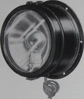 An illustration from Crouse-Hinds imperial arc headlights and imperial incandescent headlights. (1916)