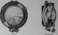 An illustration from Crouse-Hinds imperial arc headlights and imperial incandescent headlights. (1916)