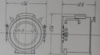 An illustration from Crouse-Hinds imperial arc headlights and imperial incandescent headlights. (1916)