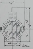 An illustration from Crouse-Hinds imperial arc headlights and imperial incandescent headlights. (1916)