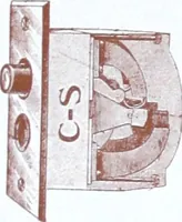 An illustration from Cutter flush switches. (1904)