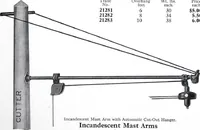 Picture 40 of 43 from Cutter Streethoods, Brackets, Mast Arms, Pulleys, Insulators and Pole Line Material (1919), leaf 38