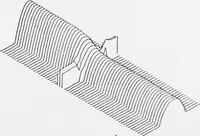 An illustration from An Application of Computer Graphics: Two Concurrent Investigations Within the Medical Field, (1971)