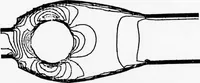 An illustration from An Application of Computer Graphics: Two Concurrent Investigations Within the Medical Field, (1971)