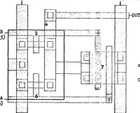 An illustration from Analysis of the Capability to Effectively Design Complementary Metal Oxide Semiconductor Integrated Circuits (1984)