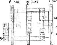An illustration from Analysis of the Capability to Effectively Design Complementary Metal Oxide Semiconductor Integrated Circuits (1984)