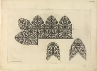 Picture 2 of 13 from Vari disegni di merletti [Operetta d'intagliati lauor] (1639), leaf 1