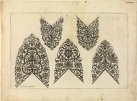 Picture 3 of 13 from Vari disegni di merletti [Operetta d'intagliati lauor] (1639), leaf 2
