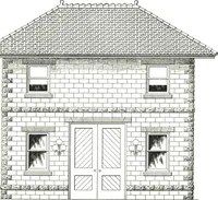 An illustration from Cement houses and private garages with constructive details (1912)