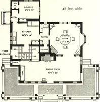 An illustration from Cement houses and private garages with constructive details (1912)