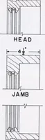 An illustration from Dealers price book no. 156: qualitybilt woodwork (1918)