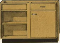An illustration from Dealers price book no. 156: qualitybilt woodwork (1918)