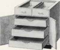 An illustration from Dealers price book no. 156: qualitybilt woodwork (1918)