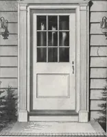 An illustration from Dealers price book no. 156: qualitybilt woodwork (1918)
