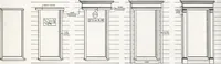 An illustration from Dealers price book no. 156: qualitybilt woodwork (1918)