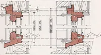 An illustration from Dealers price book no. 156: qualitybilt woodwork (1918)