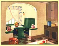 An illustration from Decorative suggestions: a handbook of color schemes... (1930)
