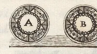 Picture 2 of 4 from De percussione et legibus motus corporum percussorum libellus [manuscript] (1680), leaf 20