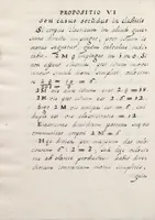 An illustration from De percussione et legibus motus corporum percussorum libellus [manuscript] (1680)