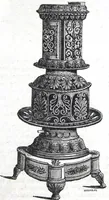 An illustration from Description of stoves, furnaces, bath tubs, garden vases and ventilators (1843)