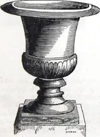 An illustration from Description of stoves, furnaces, bath tubs, garden vases and ventilators (1843)