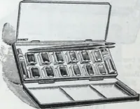 An illustration from Descriptive catalogue 1914 : Frost & Adams Co. importers and dealers in artists' materials, architects', engineers' draughtsmen's supplies, mathematical instruments and pyrography requisites. (1914)