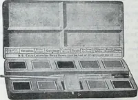 An illustration from Descriptive catalogue 1914 : Frost & Adams Co. importers and dealers in artists' materials, architects', engineers' draughtsmen's supplies, mathematical instruments and pyrography requisites. (1914)