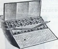An illustration from Descriptive catalogue 1914 : Frost & Adams Co. importers and dealers in artists' materials, architects', engineers' draughtsmen's supplies, mathematical instruments and pyrography requisites. (1914)