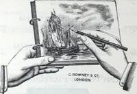 An illustration from Descriptive catalogue 1914 : Frost & Adams Co. importers and dealers in artists' materials, architects', engineers' draughtsmen's supplies, mathematical instruments and pyrography requisites. (1914)