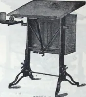 An illustration from Descriptive catalogue 1914 : Frost & Adams Co. importers and dealers in artists' materials, architects', engineers' draughtsmen's supplies, mathematical instruments and pyrography requisites. (1914)