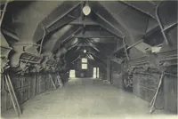 An illustration from Detrick arches showing their adaptability to all types of boilers and stokers, special furnaces and oil stills (1921)
