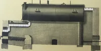 An illustration from Detrick arches showing their adaptability to all types of boilers and stokers, special furnaces and oil stills (1921)