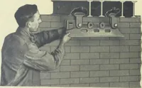 An illustration from Detrick arches showing their adaptability to all types of boilers and stokers, special furnaces and oil stills (1921)