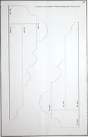 An illustration from Dominion moulding book ... containing sections (full size) of moldings, architraves, pew and stair railings, brackets, pickets, lattice ... (1874)