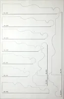Picture 42 of 75 from Dominion moulding book ... containing sections (full size) of moldings, architraves, pew and stair railings, brackets, pickets, lattice ... (1874), leaf 57