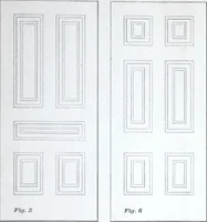 An illustration from Dominion moulding book ... containing sections (full size) of moldings, architraves, pew and stair railings, brackets, pickets, lattice ... (1874)