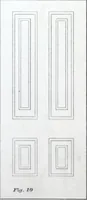 An illustration from Dominion moulding book ... containing sections (full size) of moldings, architraves, pew and stair railings, brackets, pickets, lattice ... (1874)