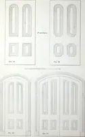 An illustration from Dominion moulding book ... containing sections (full size) of moldings, architraves, pew and stair railings, brackets, pickets, lattice ... (1874)
