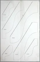 An illustration from Dominion moulding book ... containing sections (full size) of moldings, architraves, pew and stair railings, brackets, pickets, lattice ... (1874)