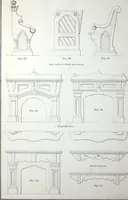 Picture 71 of 75 from Dominion moulding book ... containing sections (full size) of moldings, architraves, pew and stair railings, brackets, pickets, lattice ... (1874), leaf 85