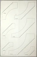 An illustration from Dominion moulding book ... containing sections (full size) of moldings, architraves, pew and stair railings, brackets, pickets, lattice ... (1874)