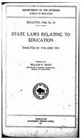 An illustration from ERIC ED543399: State Laws Relating to Education Enacted in 1918 and 1919. Bulletin, 1920, No. 30 (1921)