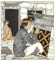 An illustration from ERIC ED623122: Essential Language Habits: A New Edition in Color. Book One (1929)