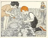 An illustration from ERIC ED623124: Essential Language Habits: A New Edition in Color. Book Two (1929)