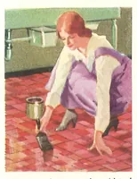 An illustration from Easy steps in painting : how to enamel, how to paint a house, how to varnish and other facts... (1930)