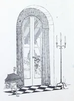 An illustration from Color, the secret of beautiful homes / by Ethel Davis Seal ; illustrations by Marion H. Dismant. (1928)