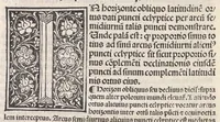An illustration from Epytoma Ioa[n]nis de Mo[n]te Regio in Almagestu[m] Ptolomei