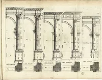 Picture 2 of 29 from Les Cinq ordres de colomnes et plusieurs pièces d'architecture tirées du très excellent architecte Vincent Scamozze et autres... (1646), leaf 6